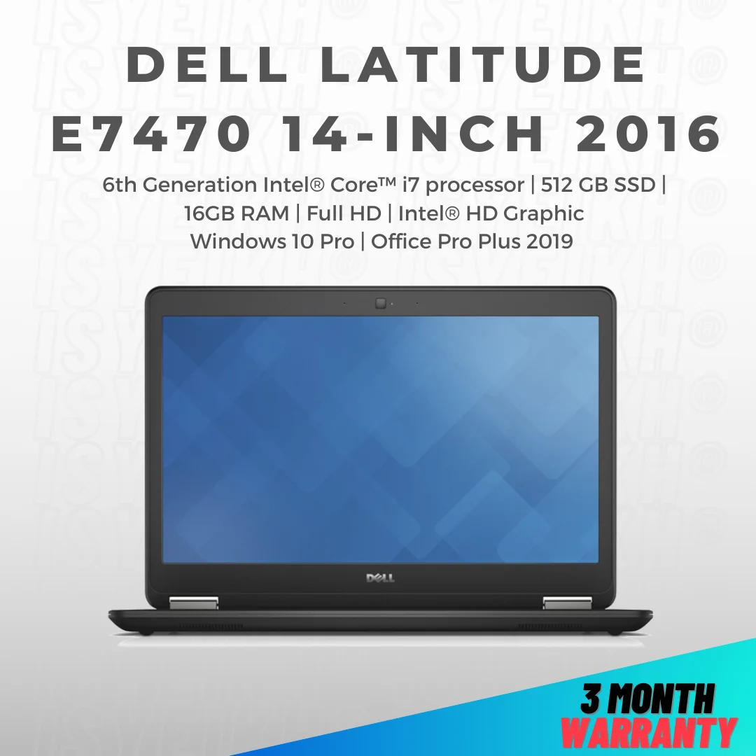 Used Dell Latitude E7470 14-inch 2016
